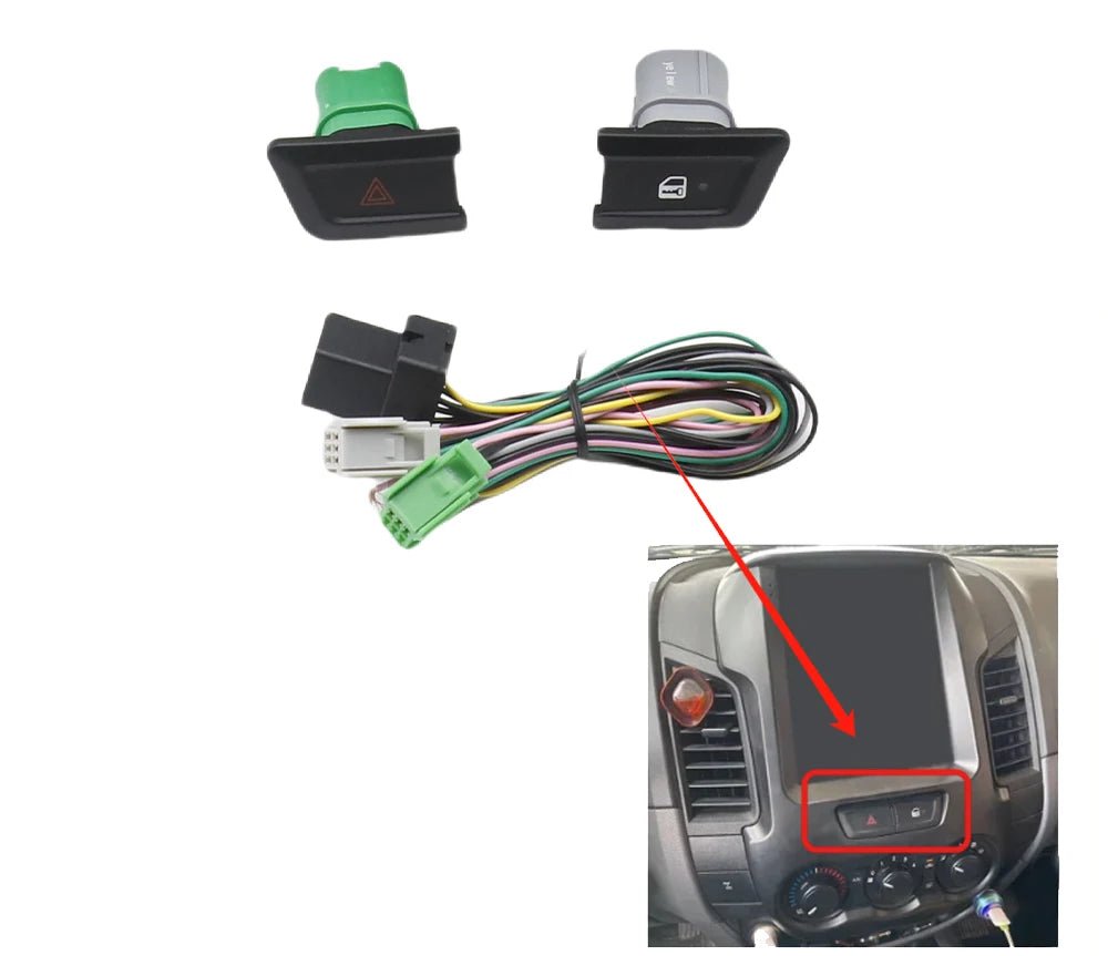 Car Radio Fascias Cable buttons For FORD RANGER 2012-2015