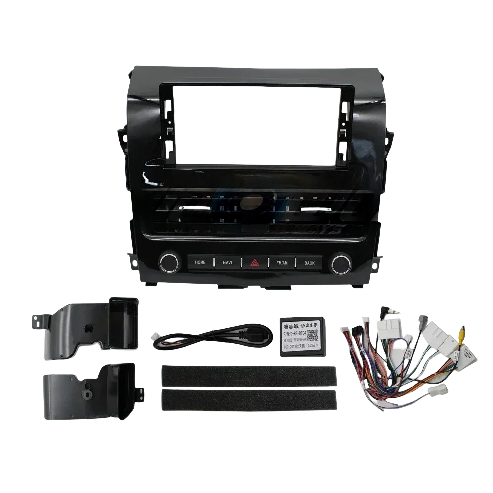 12.3 inch 2 Din Car Audio Frame GPS Navigation Fascia Panel Car DVD Plastic Frame Fascia For 2013 NISSAN ALTIMA TUYERE KEY