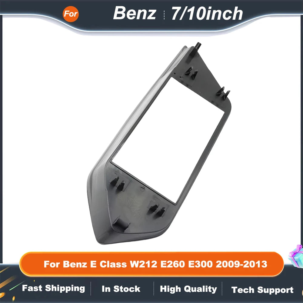 7/10 Inch Car Frame Fascia Adapter For Benz E Class W212 E260 E300 2009-2013 Android Radio Audio Dash Fitting Panel Kit
