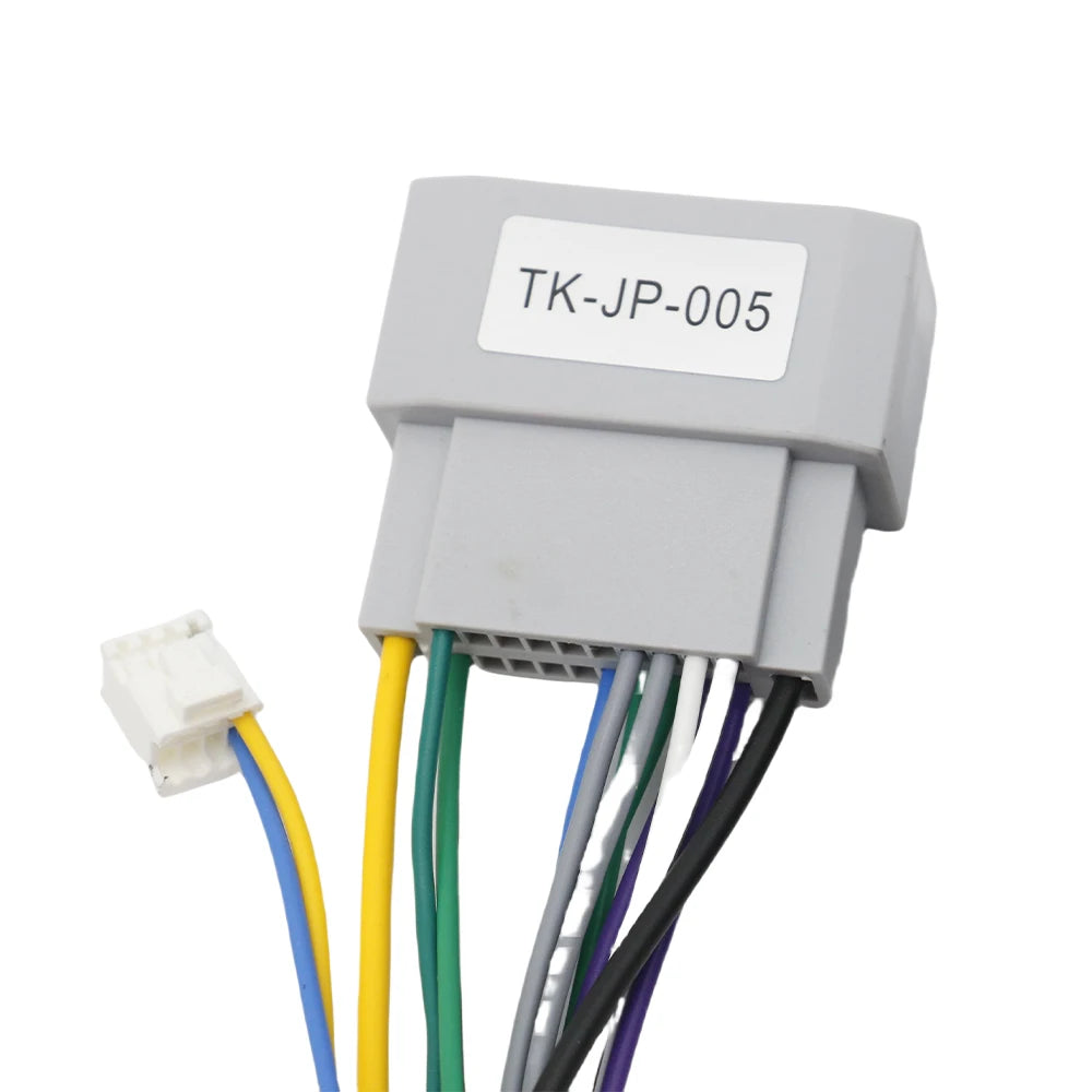 CAN Bus Decoder Box 16 Pin To 22Pin Cable Radio Wiring Harness Adapter for Jeep Wrangler Cherokee Compass Dodge Journey Ram 1500