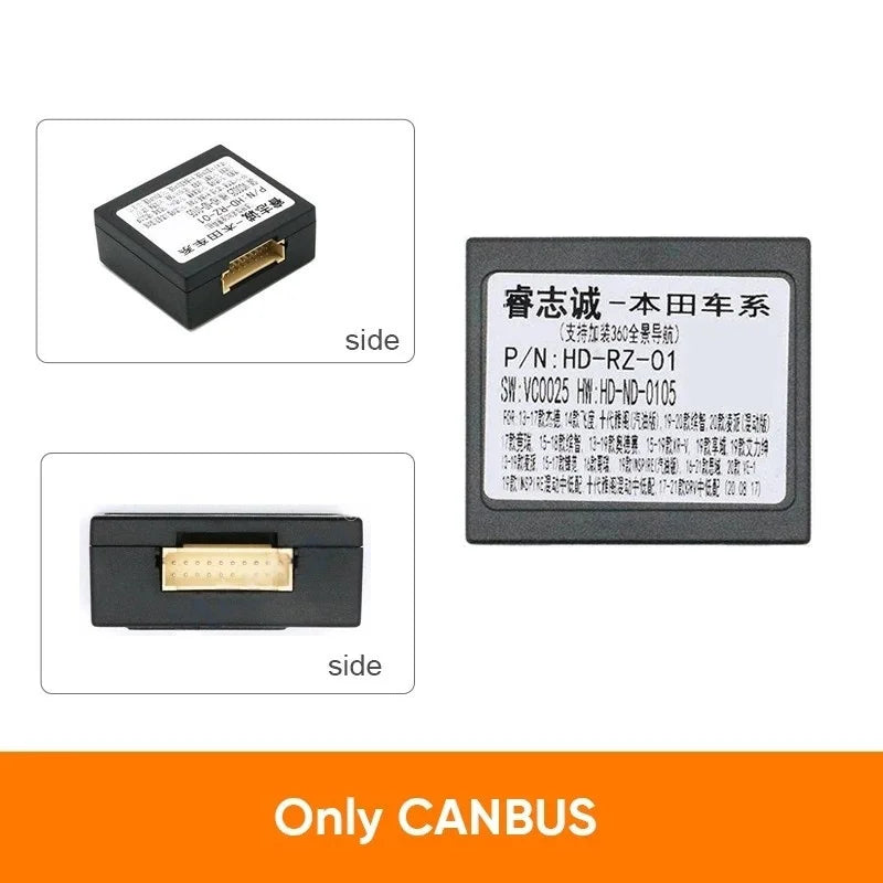 Car Radio Canbus Box For HONDA CRIDER JADE VEZE HR-V XR-V ODYSSEY CRIDER Wiring Harness Power Cable Decoder Adapter