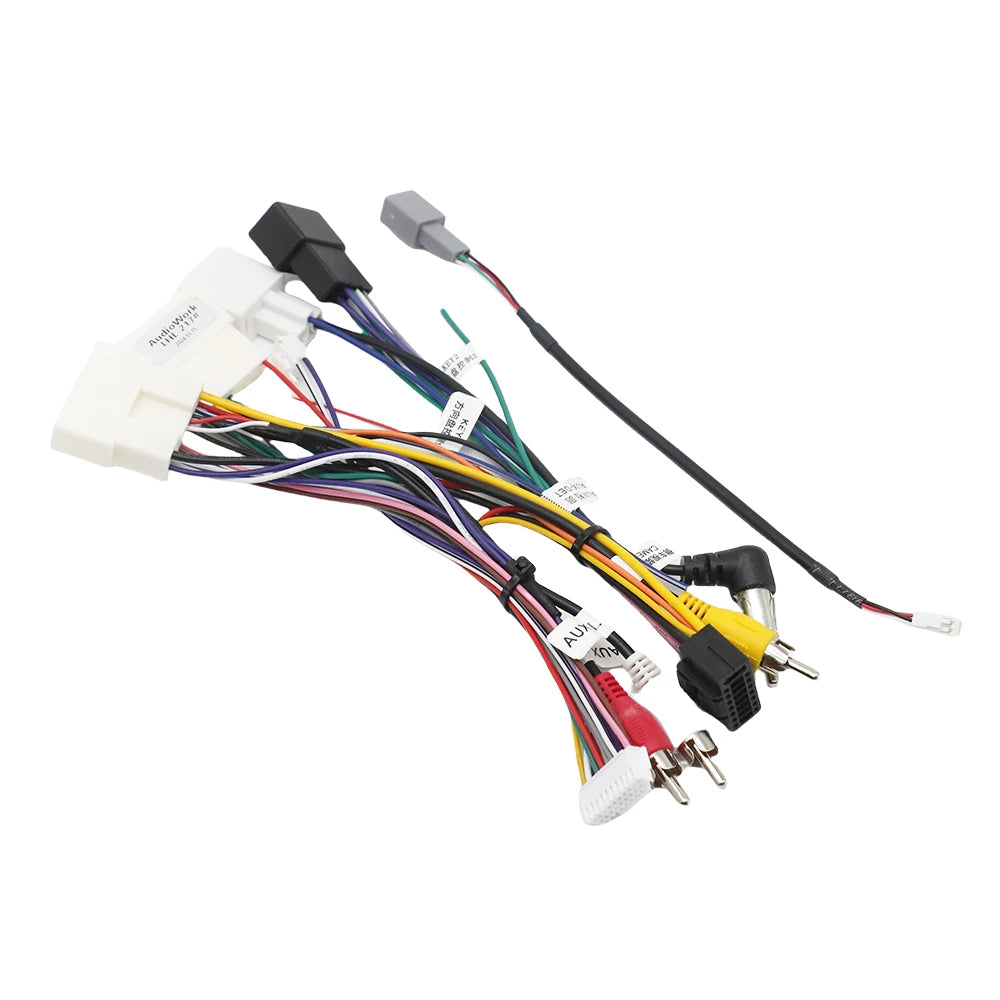XP Car Radio Cable For Toyota Avensis Tundra Vios Lexus 16pin Power Wiring Harness DVD GPS Android Multimedia Connector
