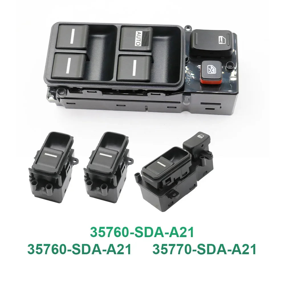 35770-SDA-A21 For Honda Accord 7th 2.4L Generation 2003-2007 Electric Window Switch Glass Button Control 35750-SDA-H12