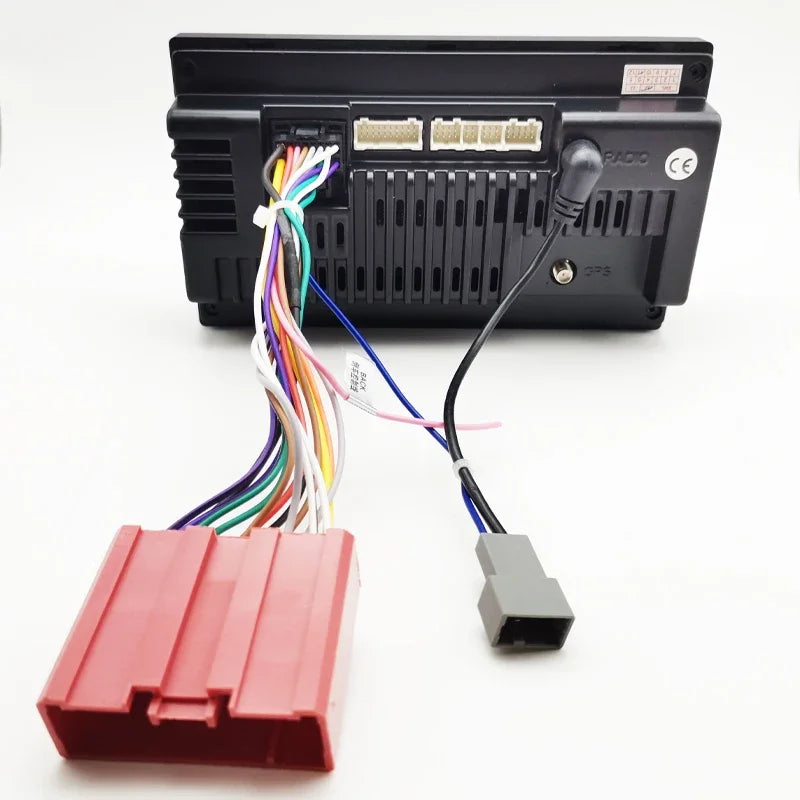 Wiring Harness Adapter 16 Pin Plug to 24 Pin Connector Radio Antenna Jack Car Android Head Unit Cable for Mazda 3 BK 6 GG1 5