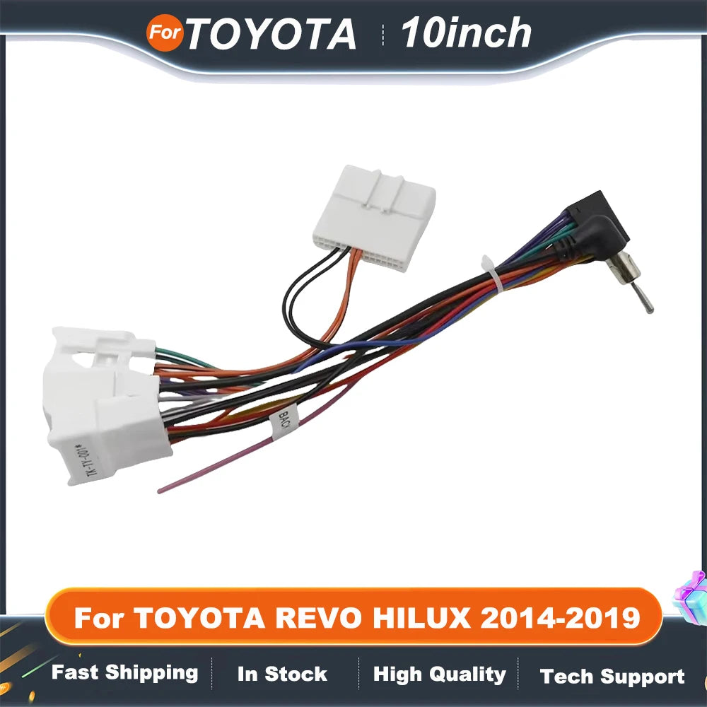 10 inch Car Radio Frame For TOYOTA REVO HILUX 2014-2019 Android Radio Installation Kit
