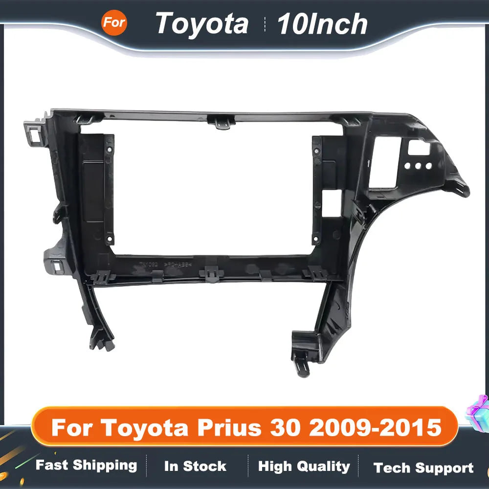 10 Inch Car Frame Fascia Adapter For Toyota Prius 30 2009-2015 Android Radio Dash Fitting Panel Kit