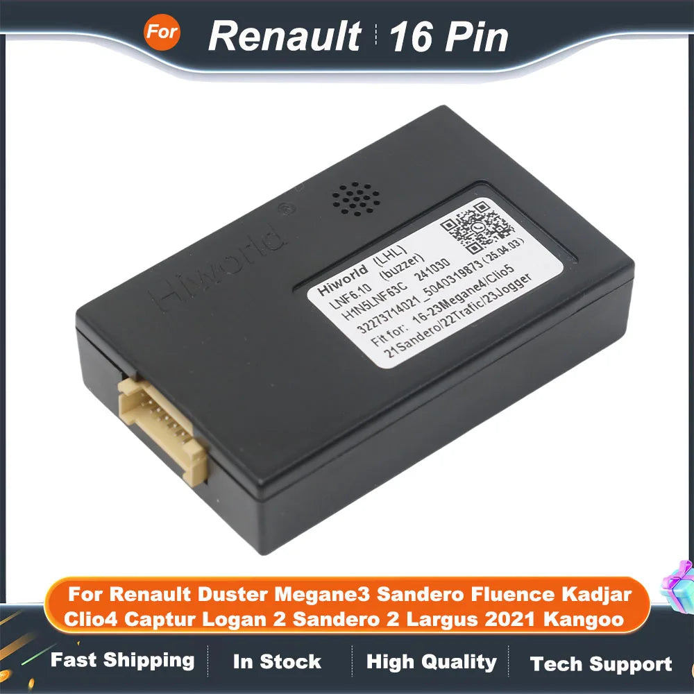 16 Pin Wiring HARNESS CANBUS For Renault Duster Megane3 Sandero Fluence Kadjar Clio4 Captur Logan 2 Sandero 2 Largus 2021 Kangoo