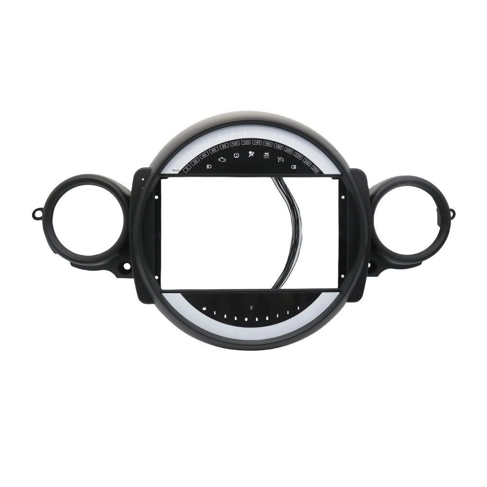 For Bmw Mini Cooper R56 R60 R51 2007-2014 9 Inch Car Radio Fascias Dash Kit Install Facia Console Bezel Stereo Adapter Plate Tr