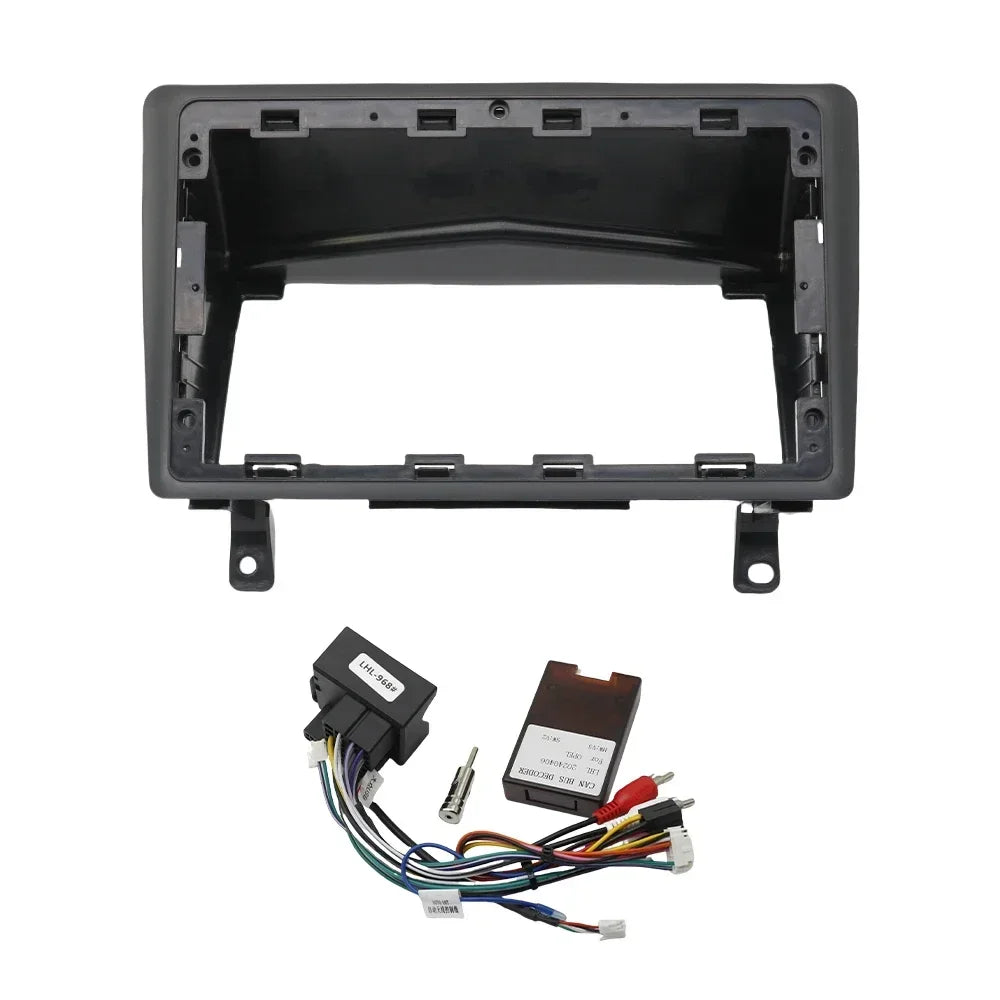 9 Inch Car Frame Fascia Adapter Canbus Box Android Radio Dash Fitting Panel Kit For Opel Astra H 2004-2014