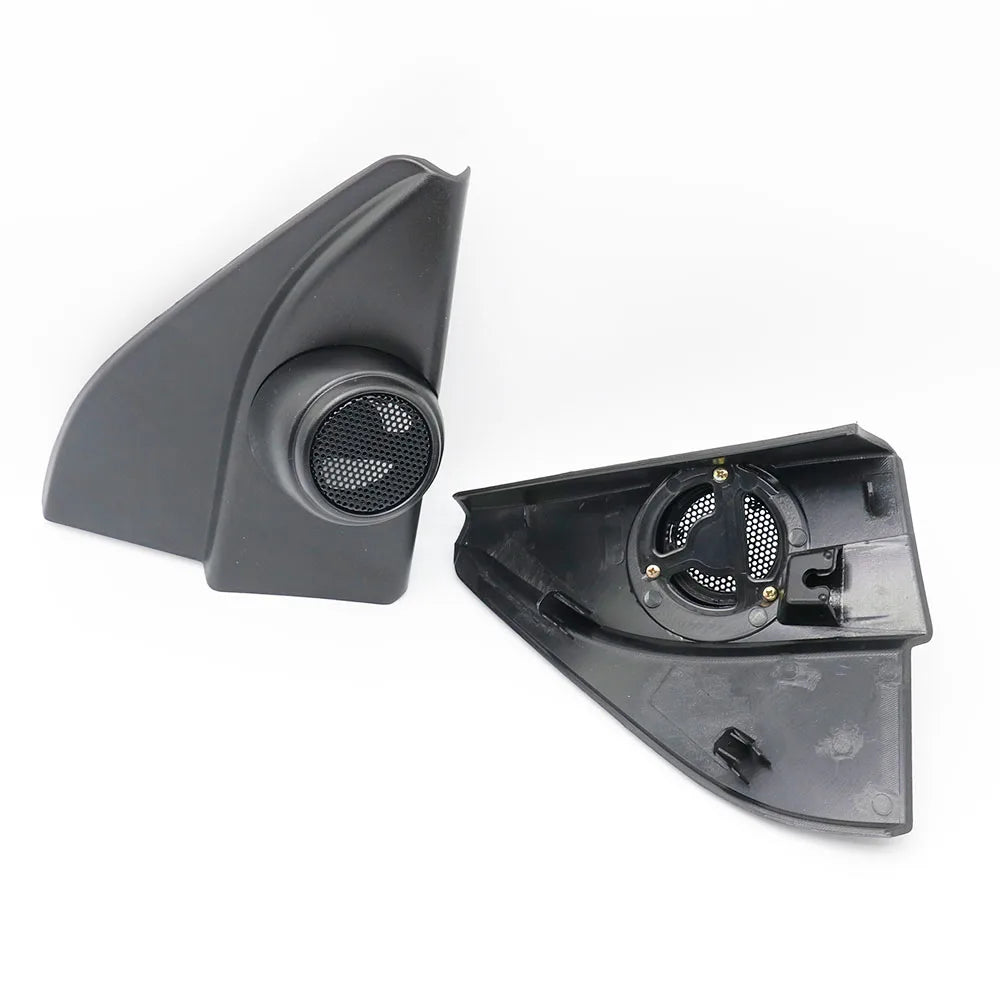 For Toyota Fortuner 2016-2019 2PCS Car Tweeter Refitting Audio Door Angle Gum Speaker Cover Boxes Mounts