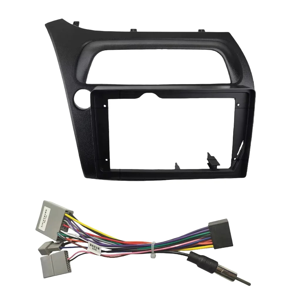 2 DIN Car Frame Fascia Cable For HONDA Civic Hatchback 2006-2012 Android Big Screen Dask Kit