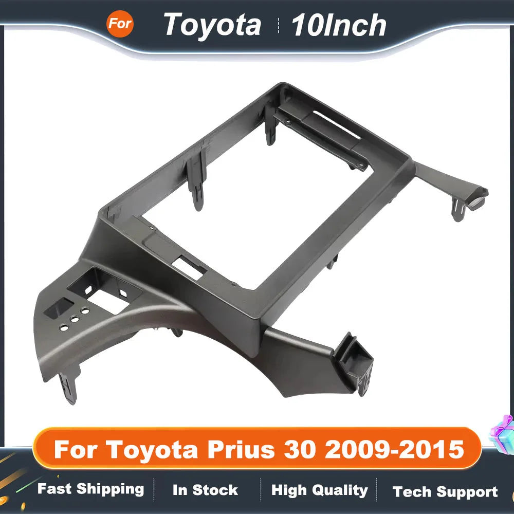 10 Inch Car Frame Fascia Adapter For Toyota Prius 30 2009-2015 Android Radio Dash Fitting Panel Kit