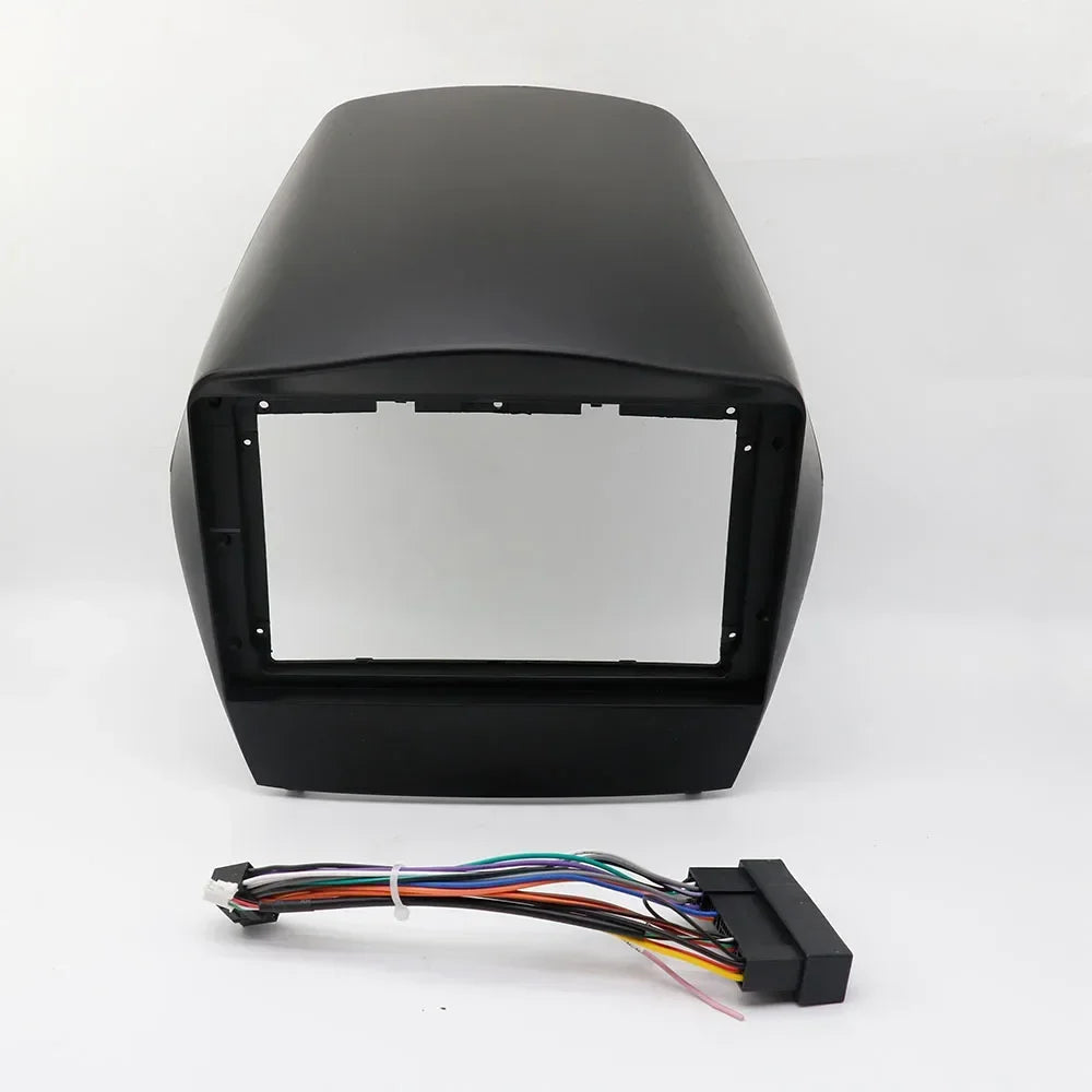 9/10.1"Car Fascia Radio Panel DVD Dash Kit Install Adapter Console Frame Bezel trim for HYUNDAI TUCSON IX35 2010-15