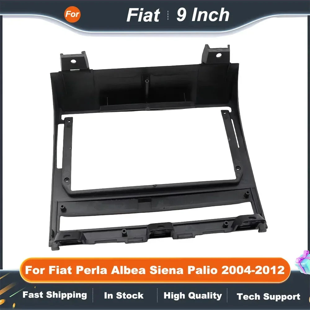 9 Inch Car Radio Fascia Frame for Fiat Perla Albea Siena Palio 2004-2012 Android Dash Panel Kit Fitting Adapter