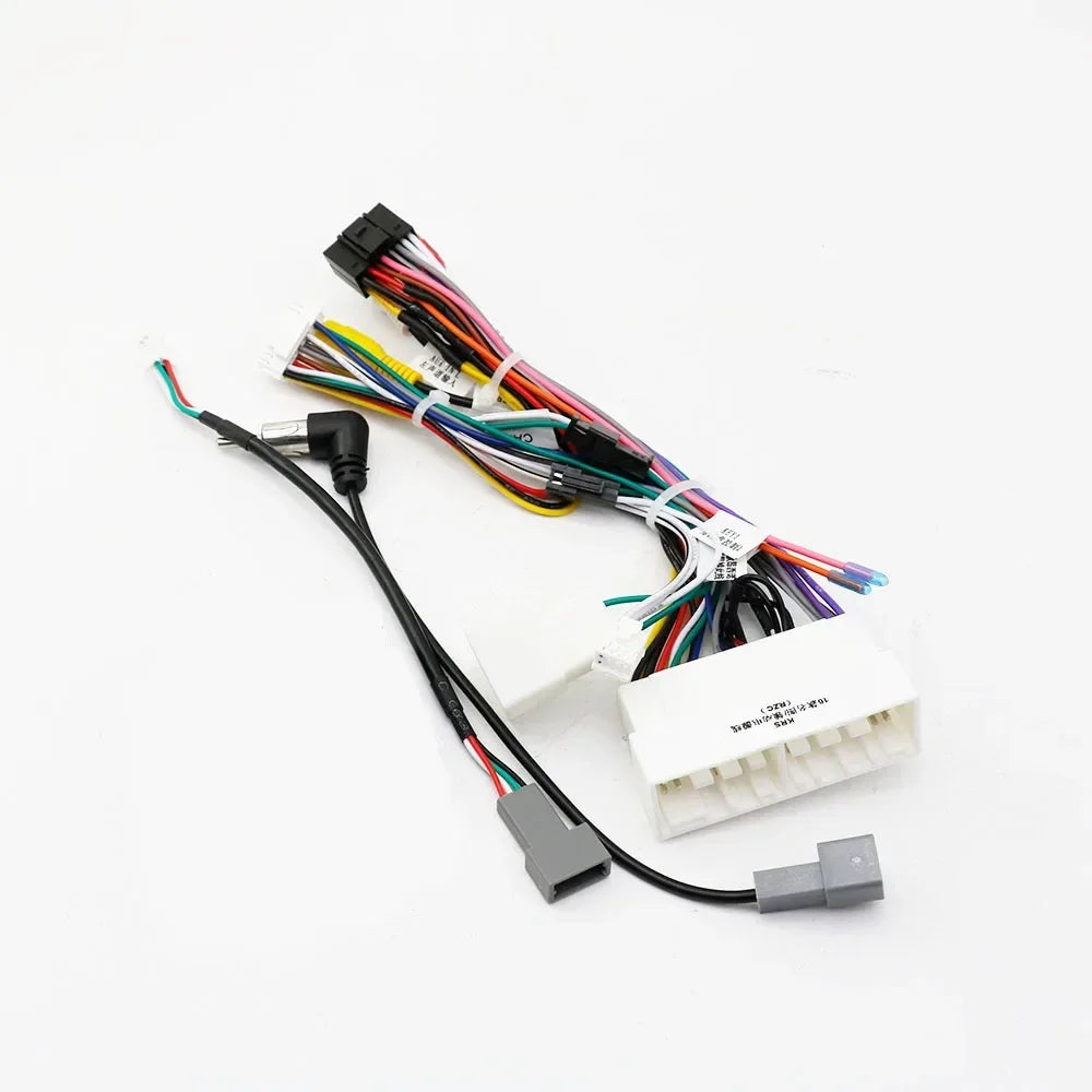 Car Audio 16PIN DVD Player Power Calbe Adapter With Canbus Box For Hyundai Encino IX35 KIA K3 K5 Stereo Plug Wiring Harness