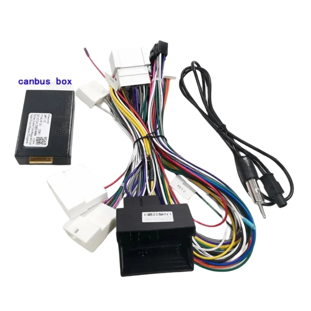 16 Pin Car Wiring Harness Adapter Canbus Box Decoder Power Cable For Renault Megane 3 2009-2013/Fluence 2014/Koleos 2010-2014