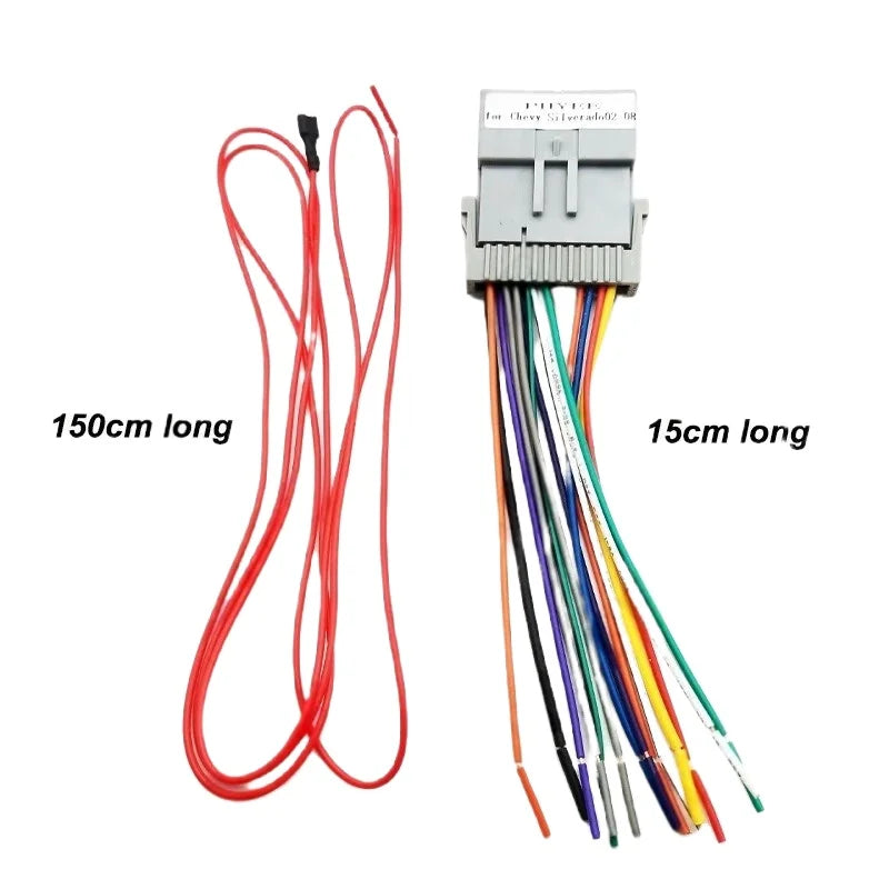 Car Stereo Radio Wiring Harness Adapter 24 Pin for Chevy Silverado Chevrolet Malibu Impala GMC Envoy Sierra Buick Pontiac Hummer