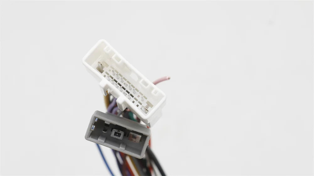 16P Car Head Unit Android MP5 Wire Harness Adapter For All Nissan Low-end Power Lines Radio XP
