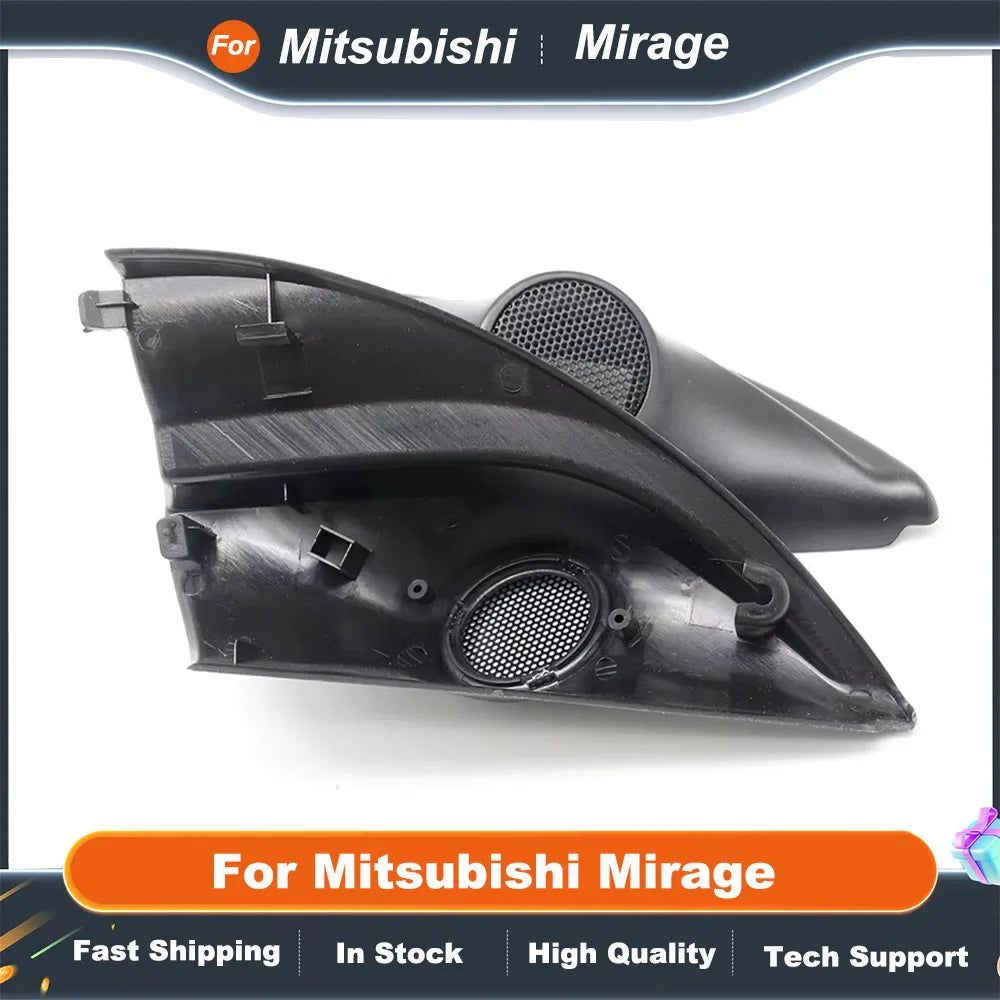 2PCS Car Speaker Mounts for Mitsubishi Mirage Tweeter Refitting Audio Door Angle Cover Boxes
