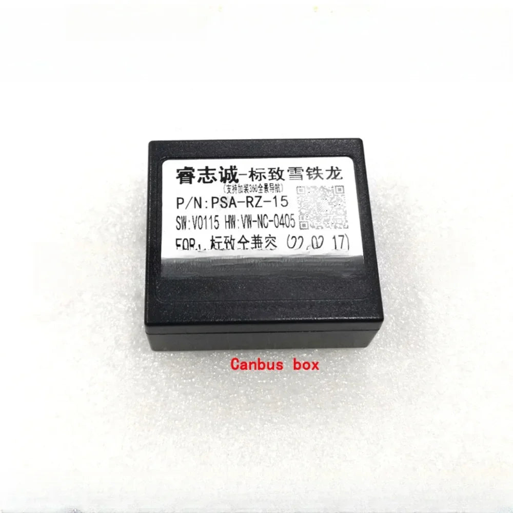 Canbus Box Decoder PSA-RZ-15 For Peugeot 307/2008 /Citroen DS6 DS3 DS4 C3-XR Elysee 16 PIN Power Harness Wiring Cables Car Radio