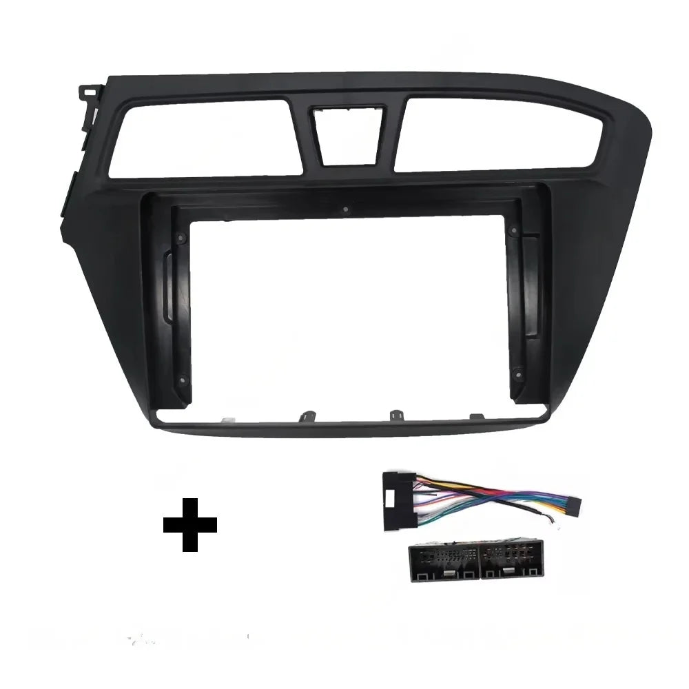 9 Inch Car Radio Fascia For Hyundai I20 2015 -2017 Android MP5 Player Panel Casing Frame 2 Din Head Unit Stereo Dash Cover Trim
