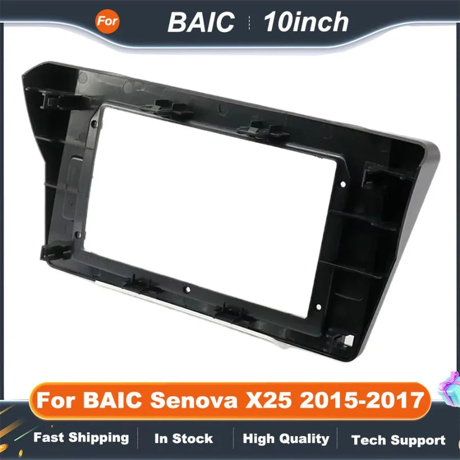 10 Inch Car Radio Fascia Frame Adapter CANBUS Box Decoder for BAIC SENOVA X25 2015-2017 Android Radio Dash Fitting Panel Kit