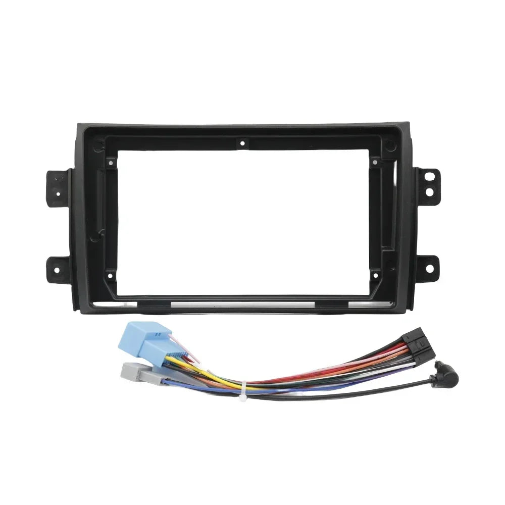 For 2006-2012 SUZUKI SX4/ FIAT SEDICI 9 Inch Double Din Car Radio Installation DVD GPS Mp5 Plastic Fascia Panel Frame