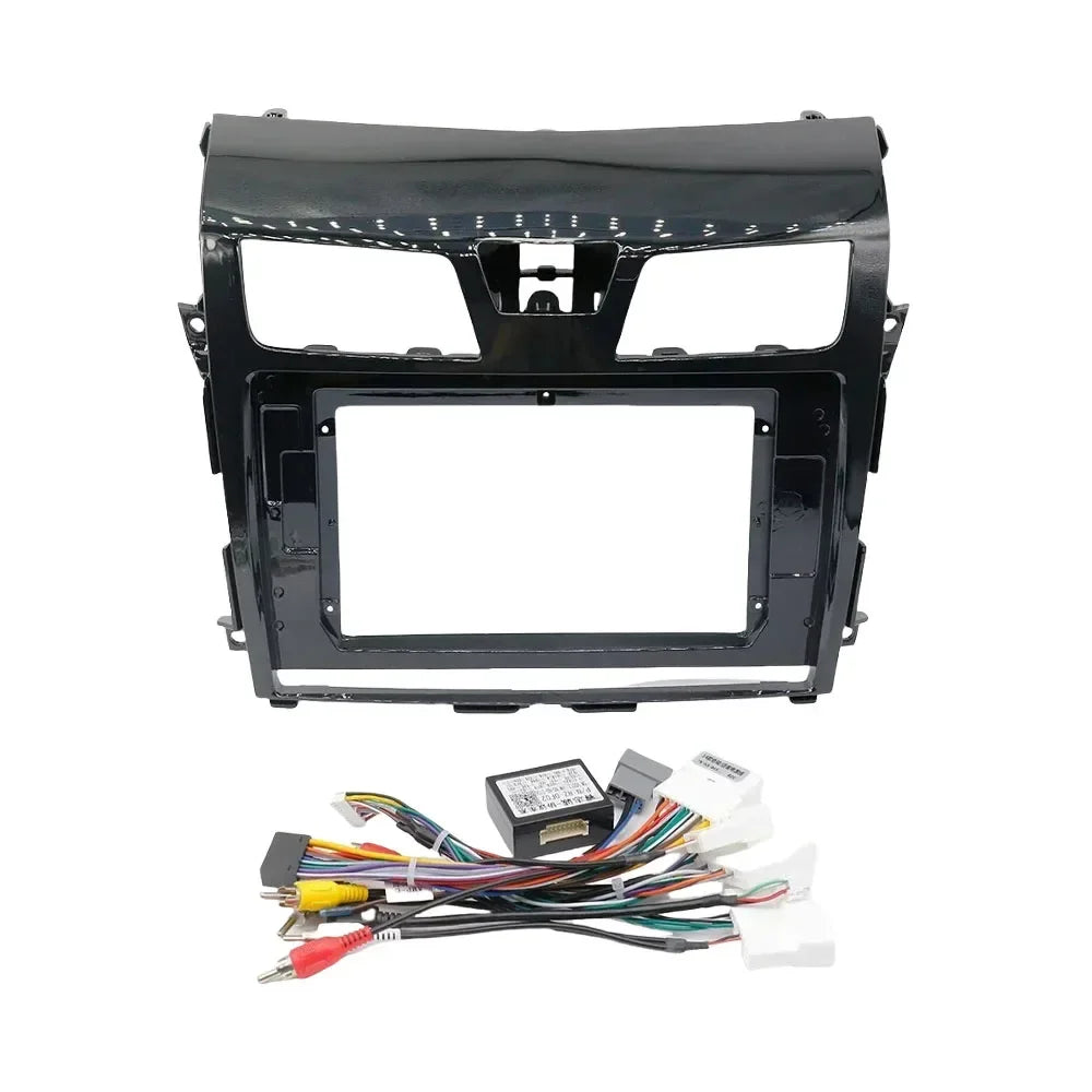 For Nissan Teana Altima 2013-2018 9/10 Inch Car Frame Fascia Adapter Canbus Box Decoder Android Radio Dash Fitting Panel Kit