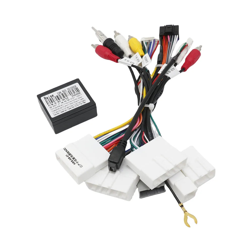 Car Radio Stereo Wiring Harness Cable Adapter For Nissan Murano Qashqai J10 J11 X Trail Tiida for SYLPHY / Terra/ Bluebird Kicks