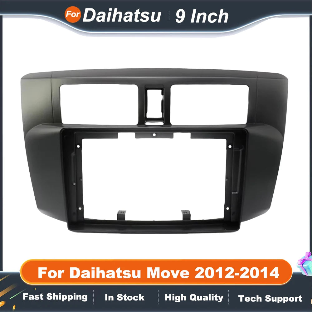 9 Inch Car Frame Fascia Adapte For Daihatsu Move 2012-2014 Android Radio Dash Fitting Panel Kitr