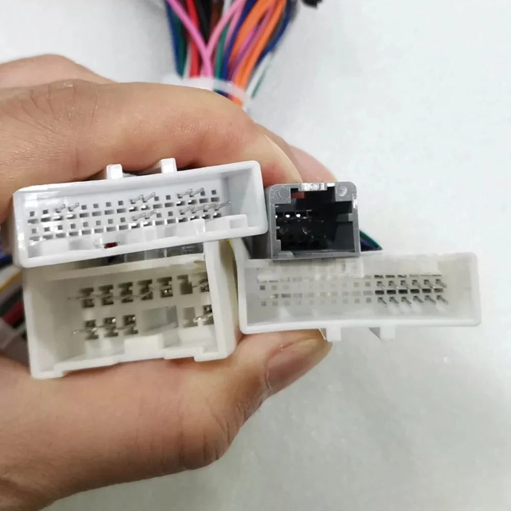 Car 16 Pin Wiring Harness Adapter Canbus Decoder Android 2 Din Radio Power Cable For Renault CLIO 4 2013-2018/CLIO 5 2016-2023