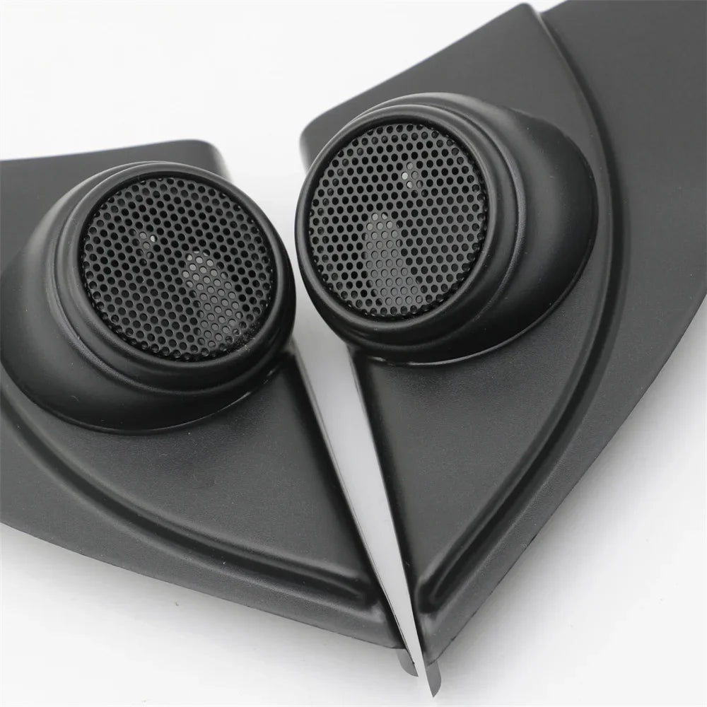 AUTODAILY 2PCS For Hyundai Solaris Verna 2010-2016 Car Tweeter Refitting Audio Door Angle Gum Speaker Cover Boxes Mounts