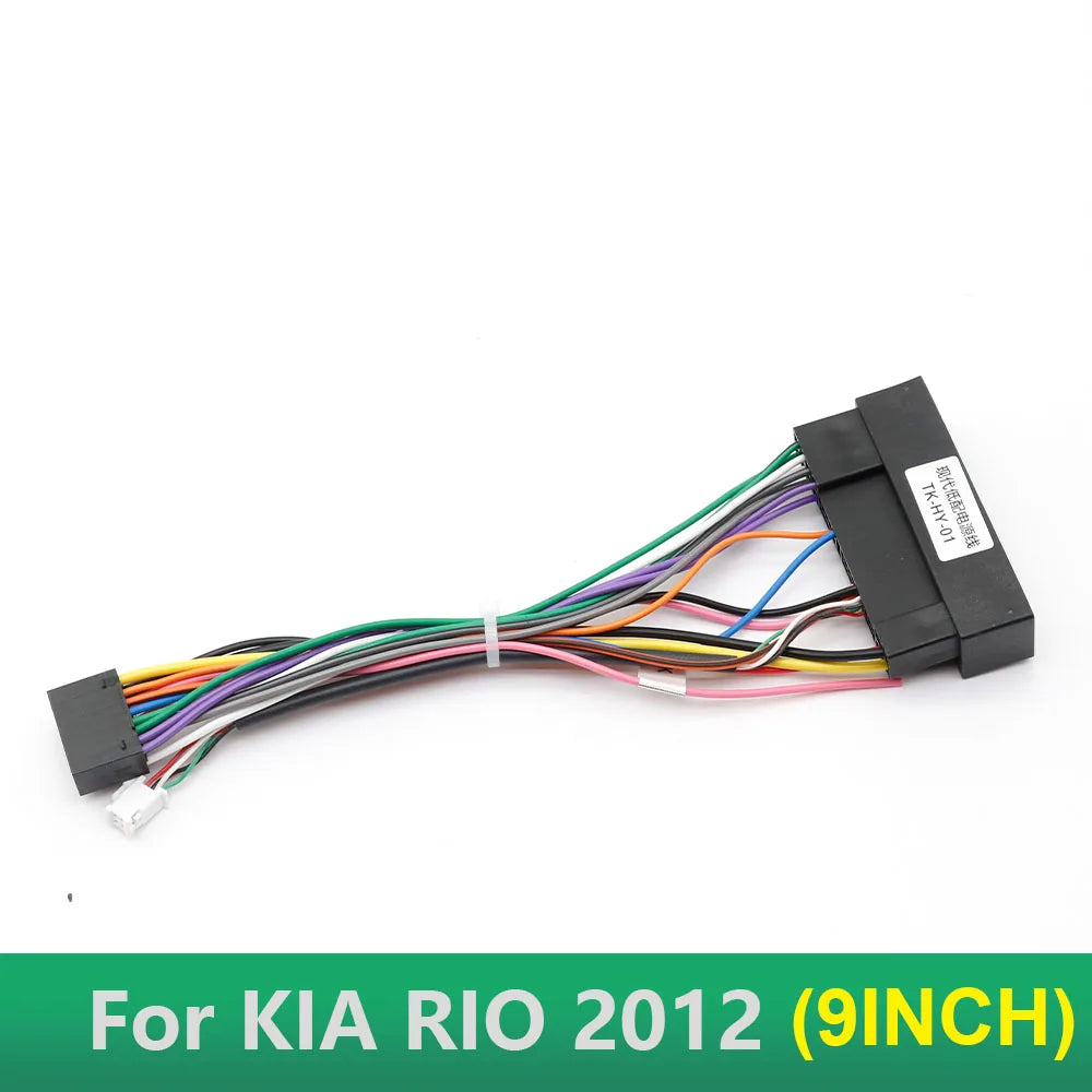 Car 2 Din Audio Radio Fascia Frame For KIA RIO 2012 9 Inch Big Screen Stereo Dash Fitting Panel Trim Kit WITH SRS HOLE
