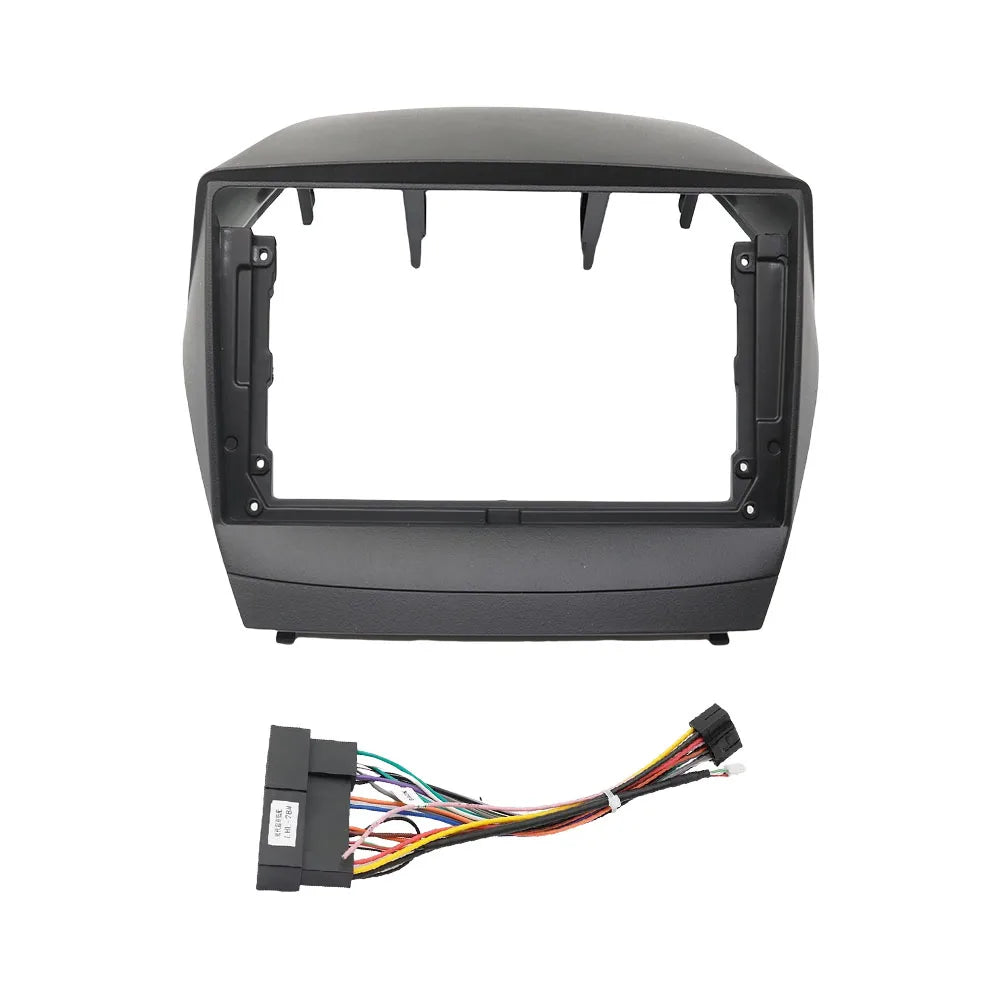 9"Car Fascia Radio Panel DVD Dash Kit Install Adapter Console Frame Bezel trim for HYUNDAI TUCSON IX35 2010-15