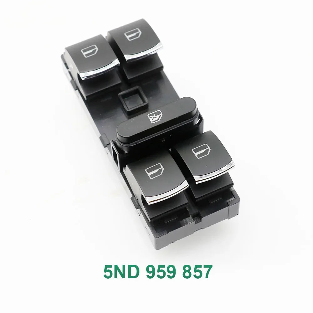 5ND959857 Power Window Master Switch Control Button For VW Jetta Tiguan Golf GTI MK5 MK6 Passat B6 CC Seat Leon MK2 5ND 959 857