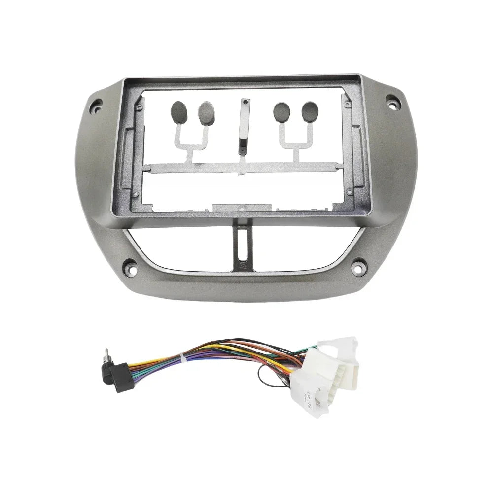 9 Inch Car Fascia For TOYOTA RAV4 2001 2002 2003 2004 2005 2006 Video Panel Player Audio Dash 2 Din Frame Dashboard Mount Kit