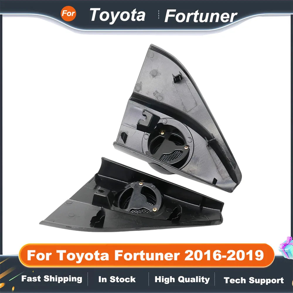 2PCS For Toyota Fortuner 2016-2019 Car Tweeter Refitting Audio Door Angle Gum Speaker Cover Boxes Mounts