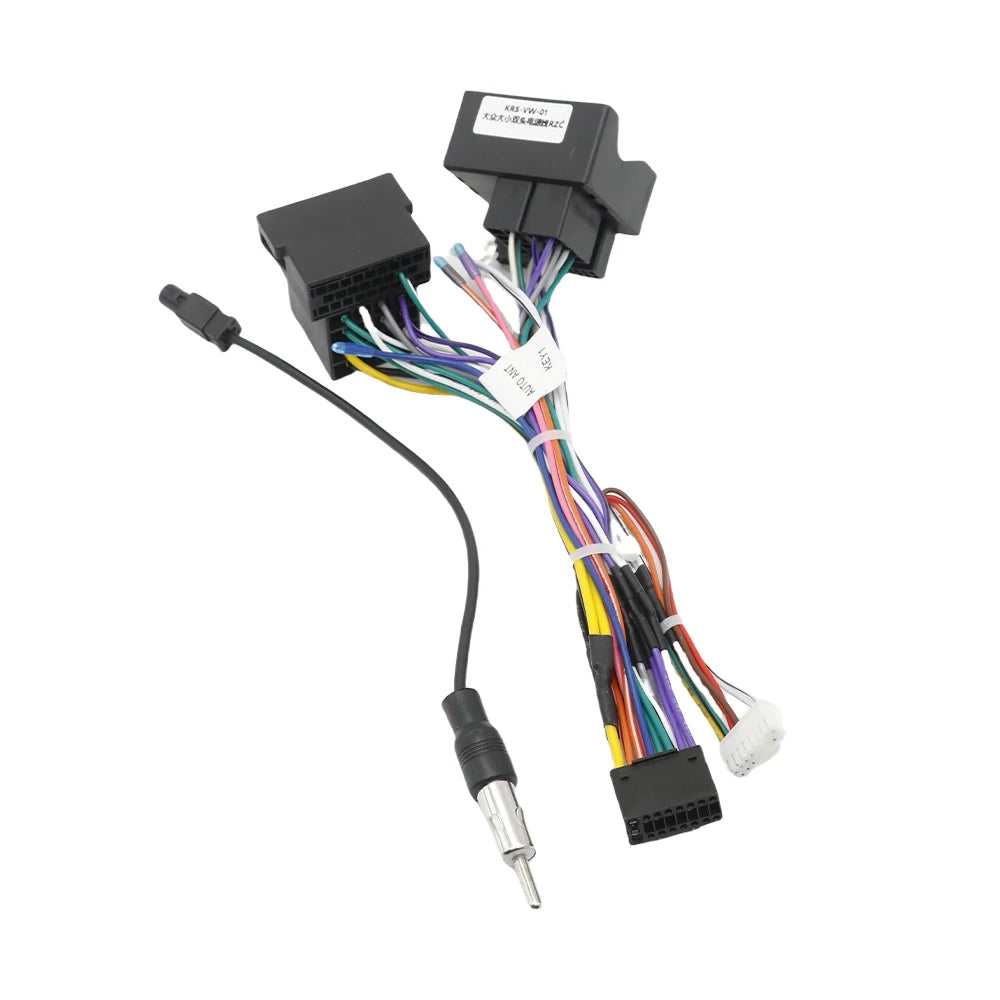 Canbus Box Decoder 360 Panorama Large Small Double-ended Power Supply Line RZC for VOLKSWAGEN Series 16 Pin Cable Adapter