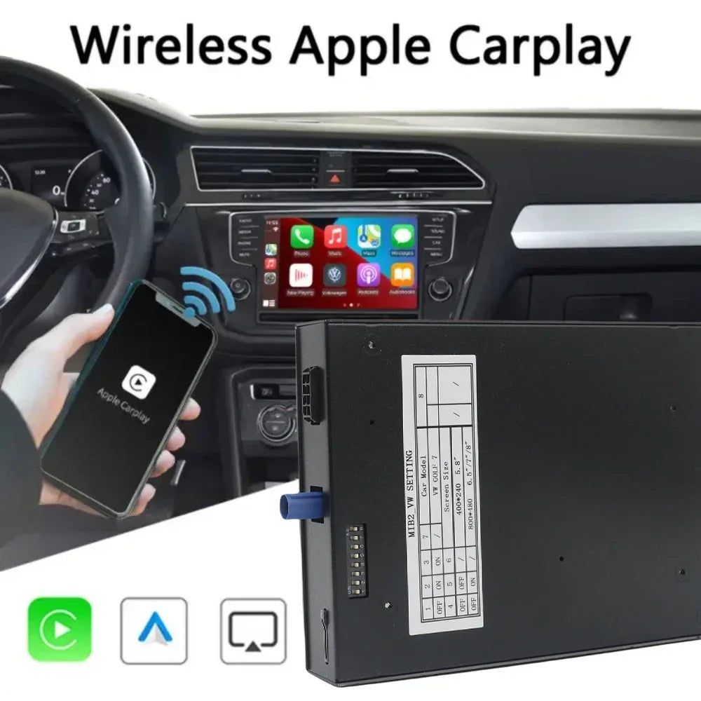 OEM Screen Upgrade Decoder Box multimedia interface CarPlay Android auto Retrofit Kit for VW MIB1 MIB2 platform