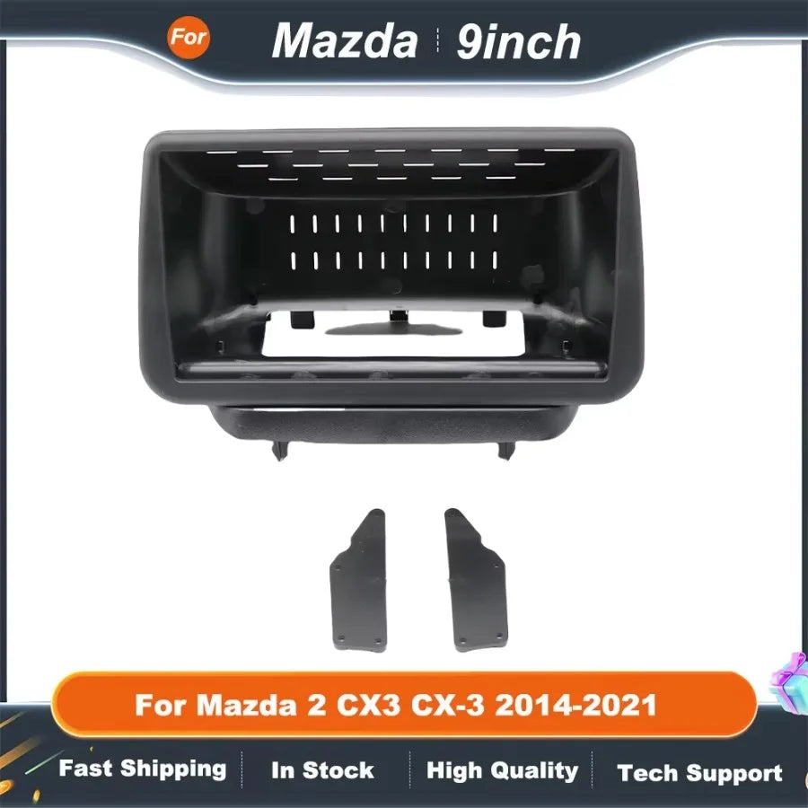 9 InchCar Stereo frame for Mazda 2 CX3 CX-3 2014-2021 Android Stereo Dash Panel Adapter Installation Kit