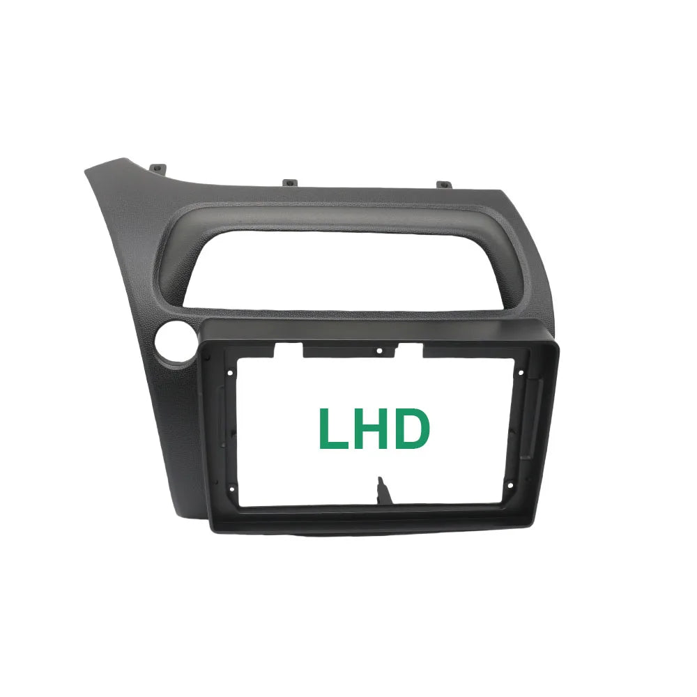 9 Inch Android Car Radio Fascias For HONDA Civic Hatchback 2006-2012 Stereo Player Frame 2DIN Head Unit Dash Panel Installation