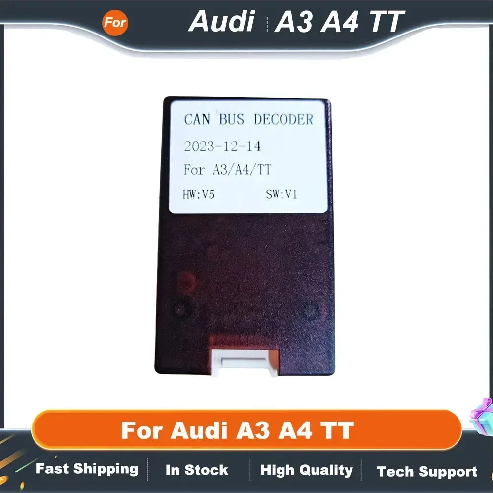 16pin Wiring Harness Adapter with CANBUS Decoder for Audi A3 A4 TT Android Radio Power Cable