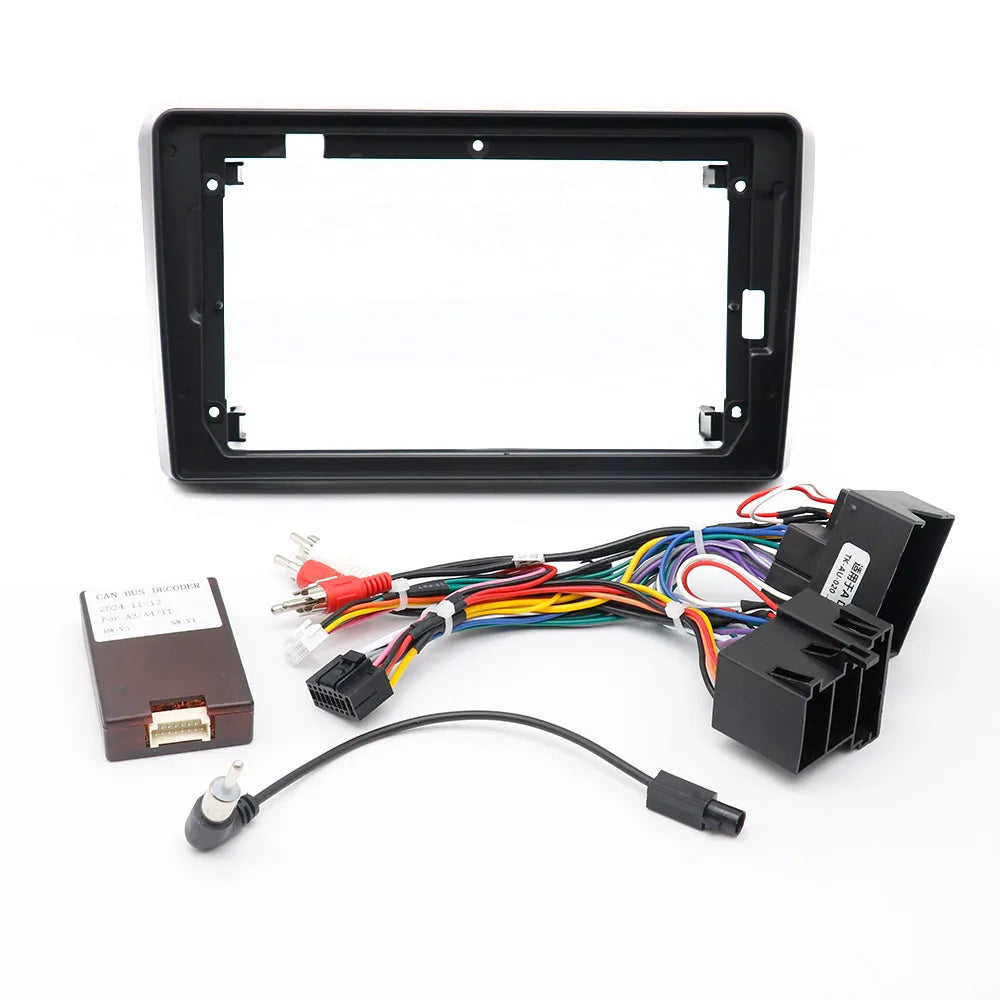 For Audi A3 2008-2012 9 inch Car Audio Big Screen DVD Fascia Frame Adapter 2Din Dash Installation Panel Kit