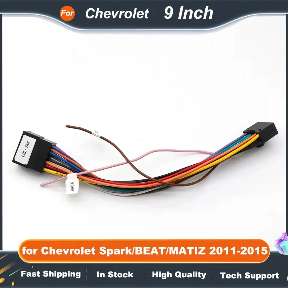 9" Car Radio Fascia Frame for Chevrolet Spark BEAT MATIZ 2011-2015 Interior Dashboard DVD Panel Accessories Decorative Kit