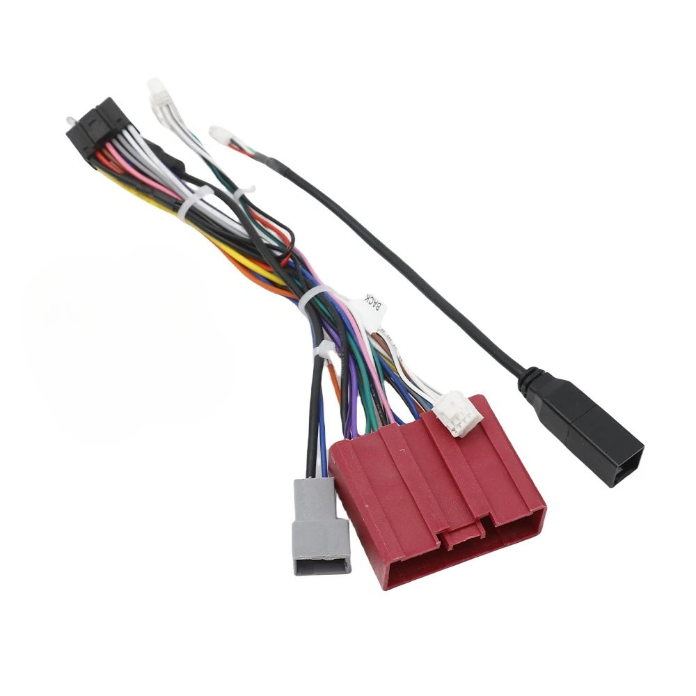 Harness Adapter CAN Bus Decoder for Mazda 6 GH1 GH2 3 BL BM CX7 16 Pin To 24Pin Connector Radio Antenna Car Android Wiring Cable