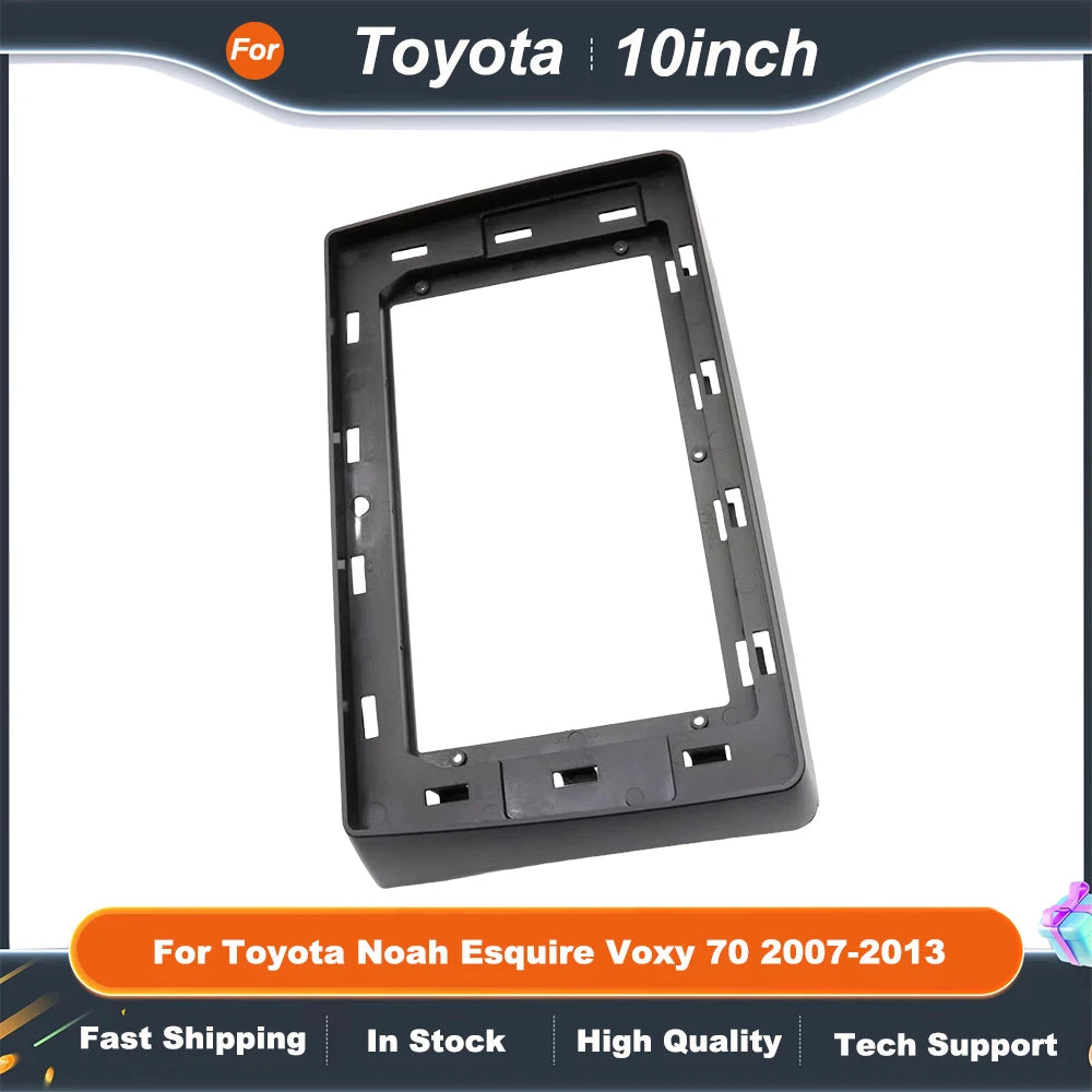 10 Inch Car Radio Fascia Frame Adapter For Toyota Noah Esquire Voxy 70 2007-2013 Android Radio Dash Fitting Panel Kit