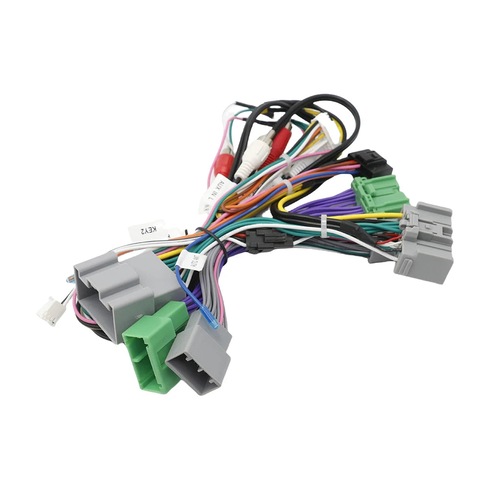 2 Din Car Audio Wiring Harness 16 Pin DVD with Canbus Box for Volvo S60 XC60 V60 2007-2013 Stereo Android Wiring Harness