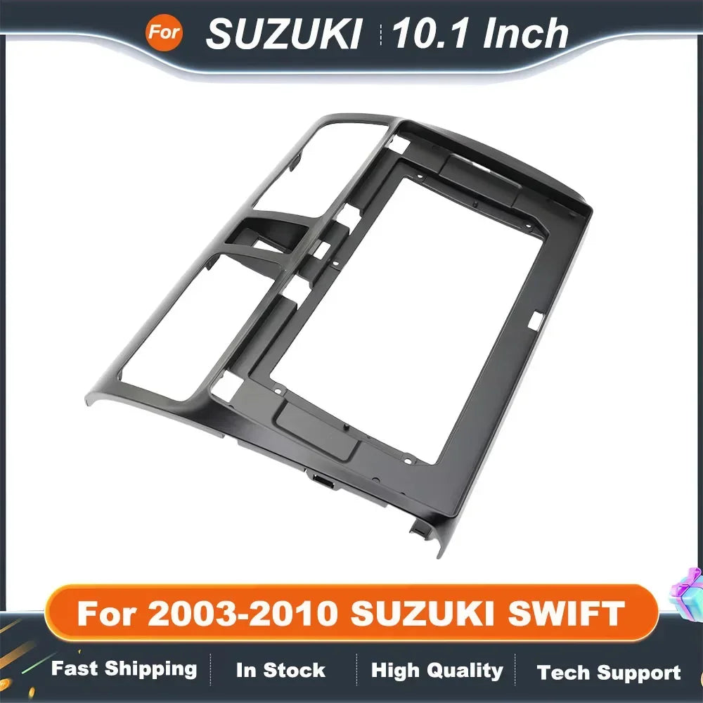Double Din 10.1 Inch Car Radio Fascia Frame for SUZUKI SWIFT 2003-2010 GPS DVD MP5 Installation Panel Kit