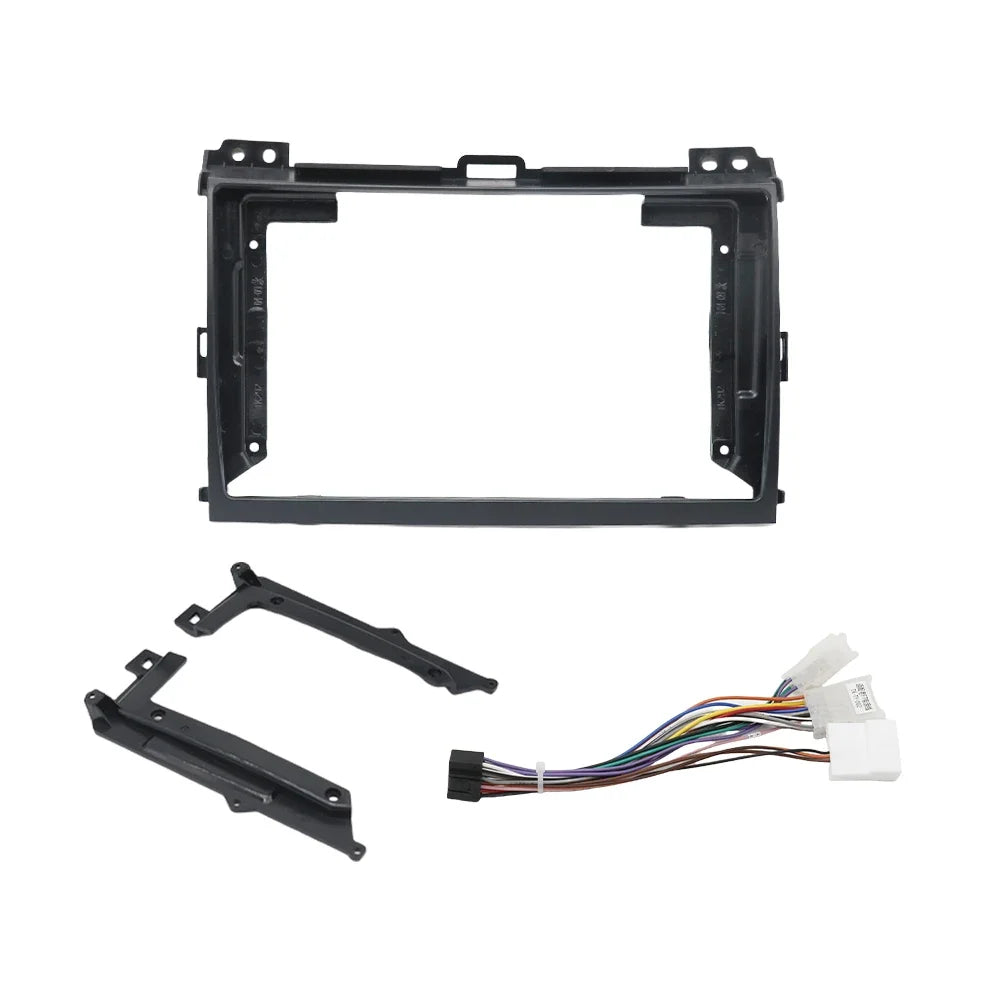 Car radio frame 9Inch For Toyota LAND CRUISER Prado 120 LEXUS GX 470 Stereo Panel Dashboard Installation Trim GPS DVD Accessory