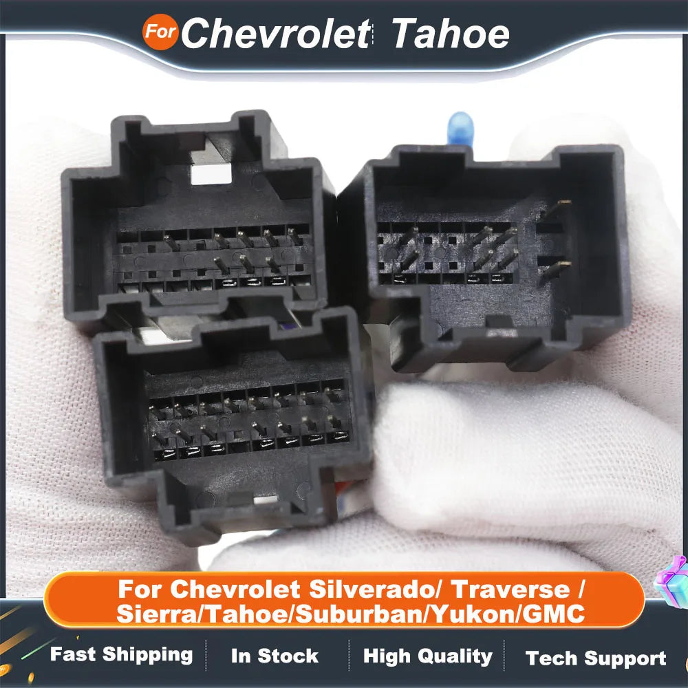 Canbus Box Adaptor Decoder With Cable For Chevrolet Silverado/ Traverse /Sierra/Tahoe/Suburban/Yukon/GMC Android 2 Din GPSRadio